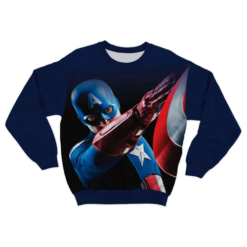boys captain america moletom com capuz