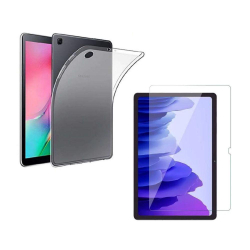 Kit Capa Silicone + Pel. Vidro Para Galaxy Tab A7 Lite T220 Menor preço em Kit Capa Silicone + Pel. Vidro Para Galaxy Tab A7 Lite T220