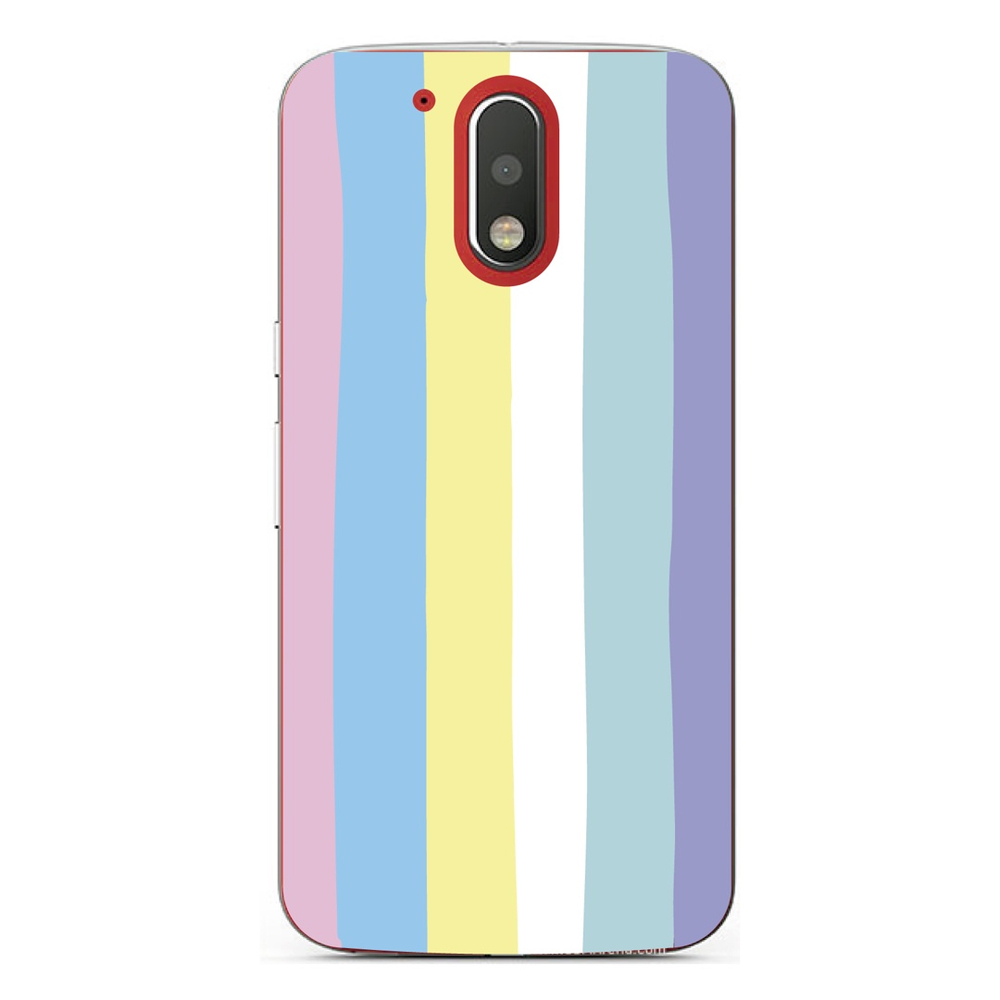 Capa Case Capinha Motorola Moto E4 Plus Arco Iris Azul em Promoção na  Americanas