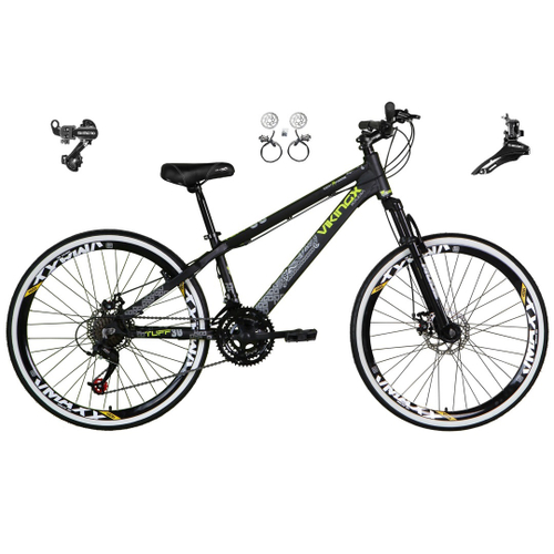 Bike Vikingtuff Aro 26 21marchas Cambios Shimano Freio Disco