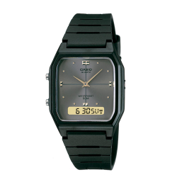 Menor preço em Relógio Casio Unissex Preto Anadigi AW-48HE-8AVDF