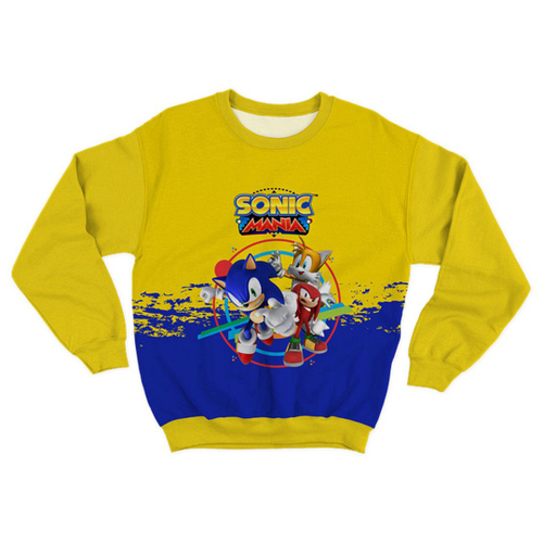 sonic mania moletom com capuz