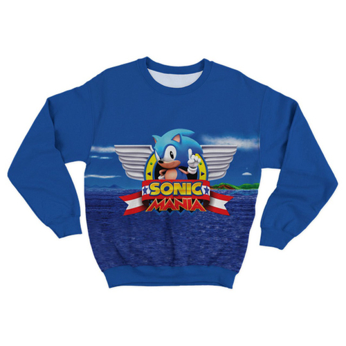 sonic mania moletom com capuz