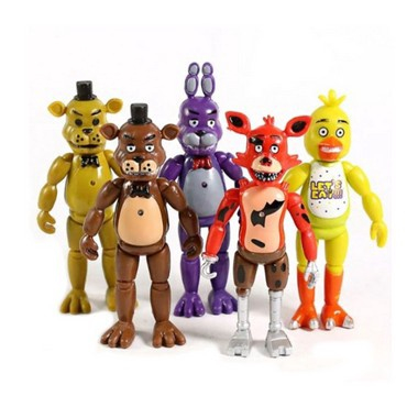 Five Nights At Freddy's Foxy Bonnie Kit 5 Personagens