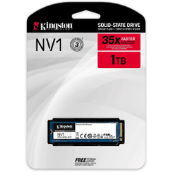 Ssd Kingston NV1 1TB, M.2 2280 NVMe, Leitura: 2100MB/s e Gravação: 1700MB/s - SNVS/1000G Menor preço em Ssd Kingston NV1 1TB, M.2 2280 NVMe, Leitura: 2100MB/s e Gravação: 1700MB/s - SNVS/1000G