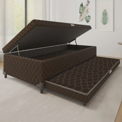 Bibox Imperador Baú Cama Auxiliar 88x188 Solteiro Marrom LightSpuma é boa?