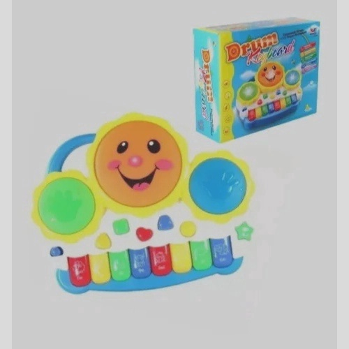 Teclado Piano Musical Bebê Brinquedo Infantil Drum Divertido