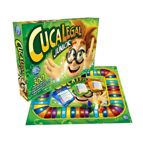 Jogo de tabuleiro infantil cuca legal junior pais e filhoPais e