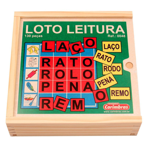 Loto Leitura 130 Peças Ref. 1001 em Promoção na Americanas