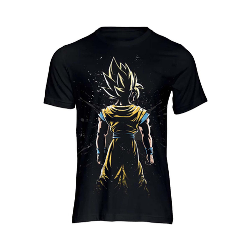 Camiseta masculina Dragon Ball Z Goku Anime Desenho Camisa Blusa Branca  Estampada no Shoptime