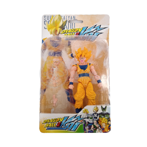 Boneco Dragon Ball Super Goku SSJ - Goku SSJ1 17cm Cabelo Amarelo