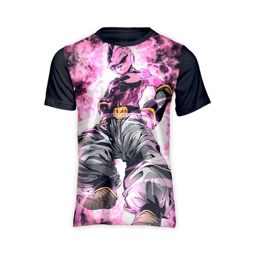 Camiseta Majin Boo Masculina Dragon Ball T-Shirt Anime Top Moda