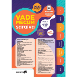 Livro - Vade Mecum 2022 Saraiva - Tradicional - 33ª Edição Menor preço em Livro - Vade Mecum 2022 Saraiva - Tradicional - 33ª Edição