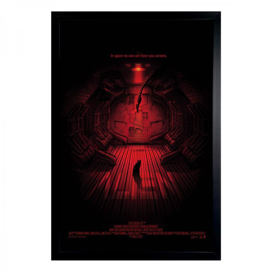 Quadros decorativos Filme Alien desenho retrô em Promoção na Americanas