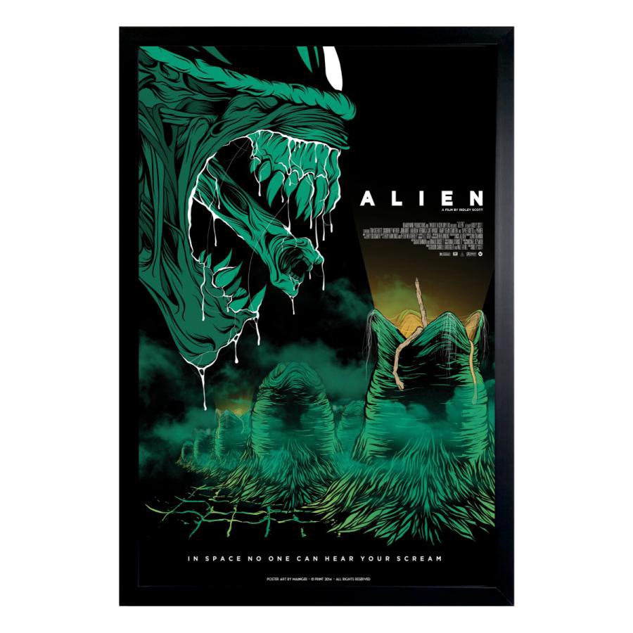 Quadros decorativos Filme Alien desenho retrô em Promoção na Americanas