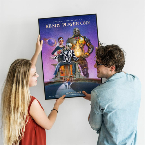 Quadro decorativo sala filme ready player one