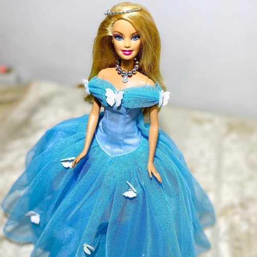 vestido luxo original barbie // roupa pra barbie