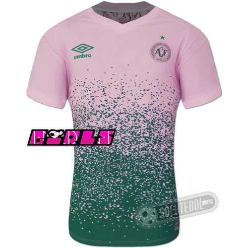 camisa chapecoense rosa