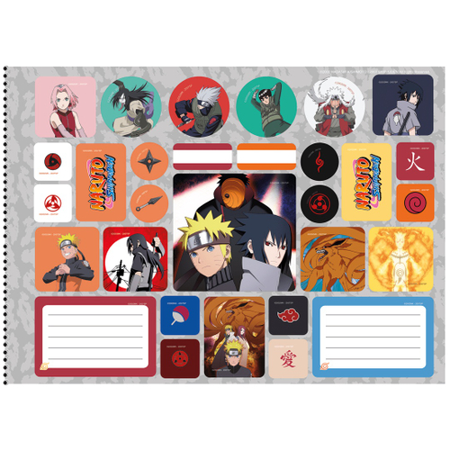 Kit 2 Cadernos Naruto Shippuden Brochurinha + Desenho Naruto em Promoção na  Americanas