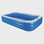 Piscina Inflável 1.260 Litros Retangular Pvc 262 X 175 Cm vg +