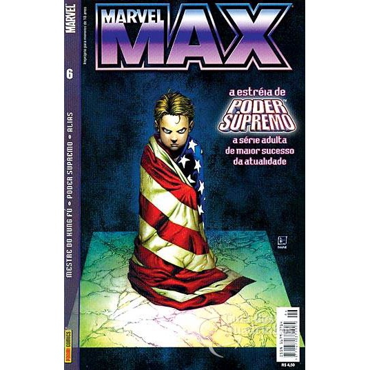 Revista Marvel Max N° 5, Livro Panini Comics/ Marvel Max Usado 90438495