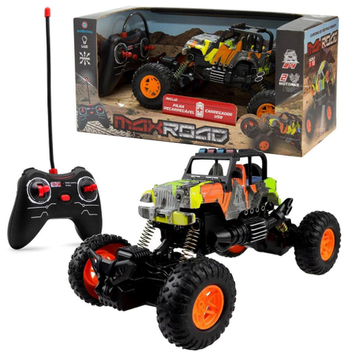 Carro Controle Remoto Off Road 360º Recarregável - Polibrinq - Ideal  Presentes