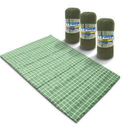 Menor preço em Kit 3 Colchonetes Acampamento Camping Casal Pesca Retiro Ginastica 190x130cm Verde - Emcompre