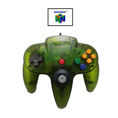 Controle de Nintendo 64 - USB - PC - EMULADOR - CORES COR:Verde Translúcido