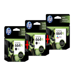 Menor preço em Kit 3 cartucho 664XL original 2BLACK 1COLOR