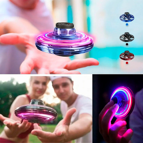 Spinner Peão Voador Led Drone Ufo Brinquedo Boomerang Fidget em Promoção na  Americanas