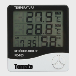 Termo Higrômetro Relógio Digital Medidor Umidade e Temperatura - tomate PD-003. é boa?
