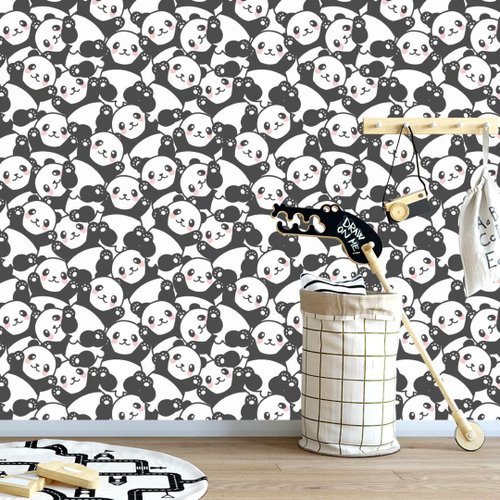 1 Caixa De Adesivos Temáticos De Panda, Desenhos Animados E Decoração  Estilo Doodles Adoráveis Para Notebook, Garrafa De Água, Porta De Vidro,  Fundo De Parede