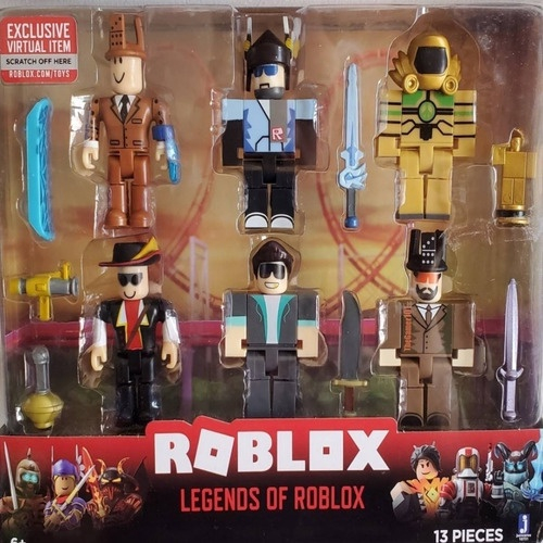 6 Personagens Legends Of Roblox Original + Código Virtual