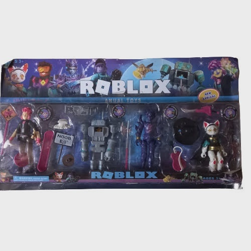 Kit Cartela Bonecos Roblox Com 4 Personagens