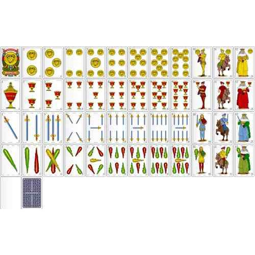 Kit 12 Baralho Espanhol Para Jogar Truco Escova Bisca Plastificado