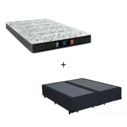 Cama Box King - Tecido Sintético Preto com Colchão Extra Firme D28-Suporta 80Kg é boa?