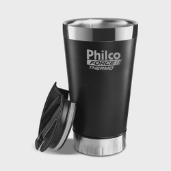 Copo Térmico Philco PTH01P 475ml Preto Quente ou Frio Menor preço em Copo Térmico Philco PTH01P 475ml Preto Quente ou Frio
