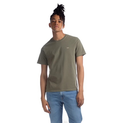 green shirt grey shorts