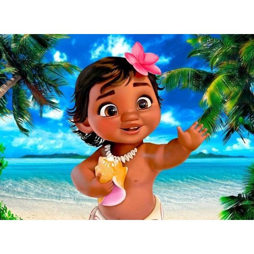 Moana Baby Papel De Arroz Para Bolos A4 No Shoptime