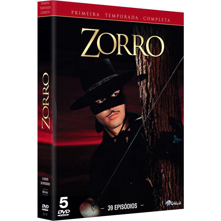 Box Zorro - Primeira Temporada Completa, 5 Discos em Promoção na