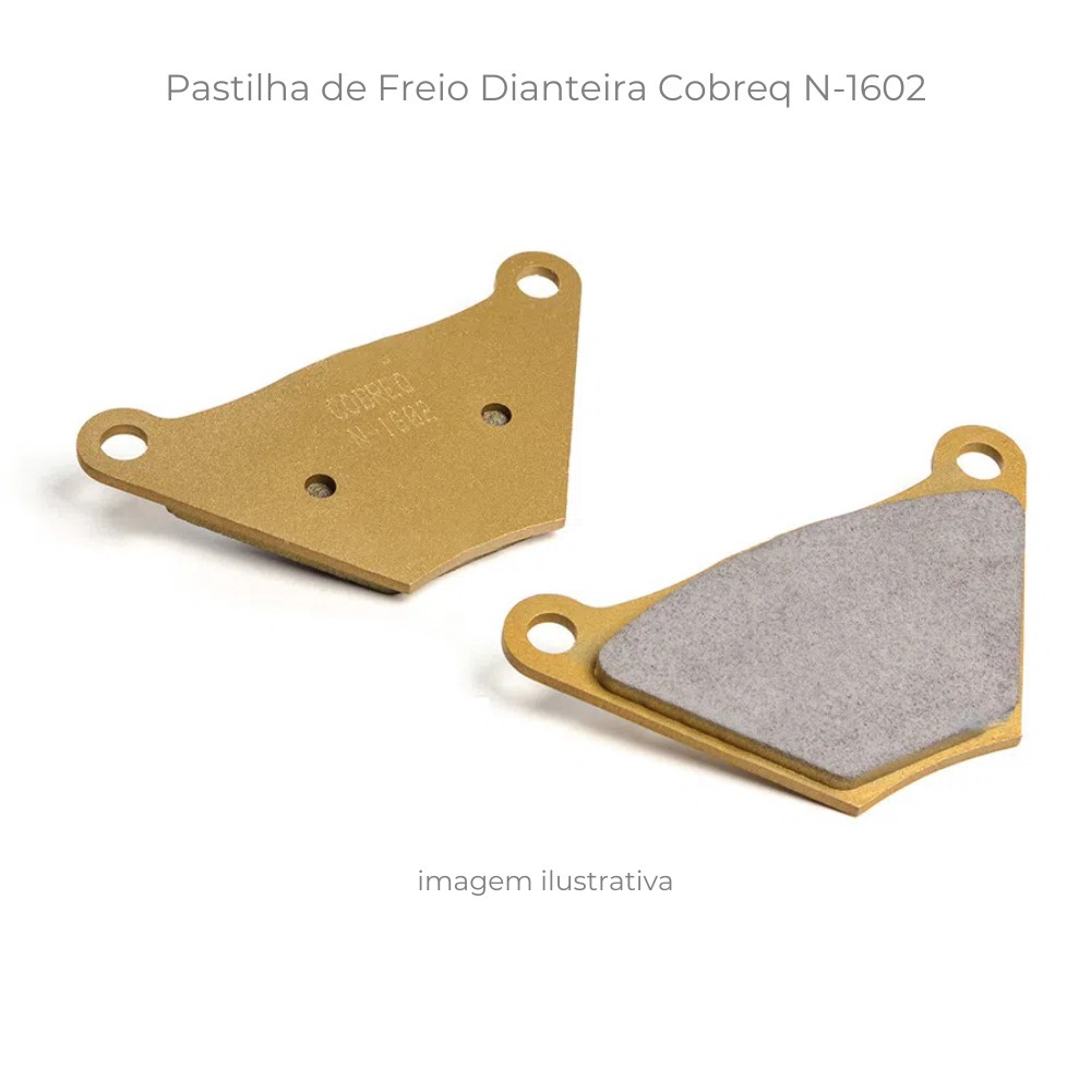 Pastilha Freio Sinterizada Dianteira Cobreq N Custom Harley Davidson Flh Submarino