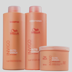 Menor preço em Kit Wella Invigo Nutri-enrich Salon Trio (3 Produtos)
