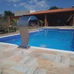 Cascata Naja Média para Piscina - Aço Inox 304 Escovado