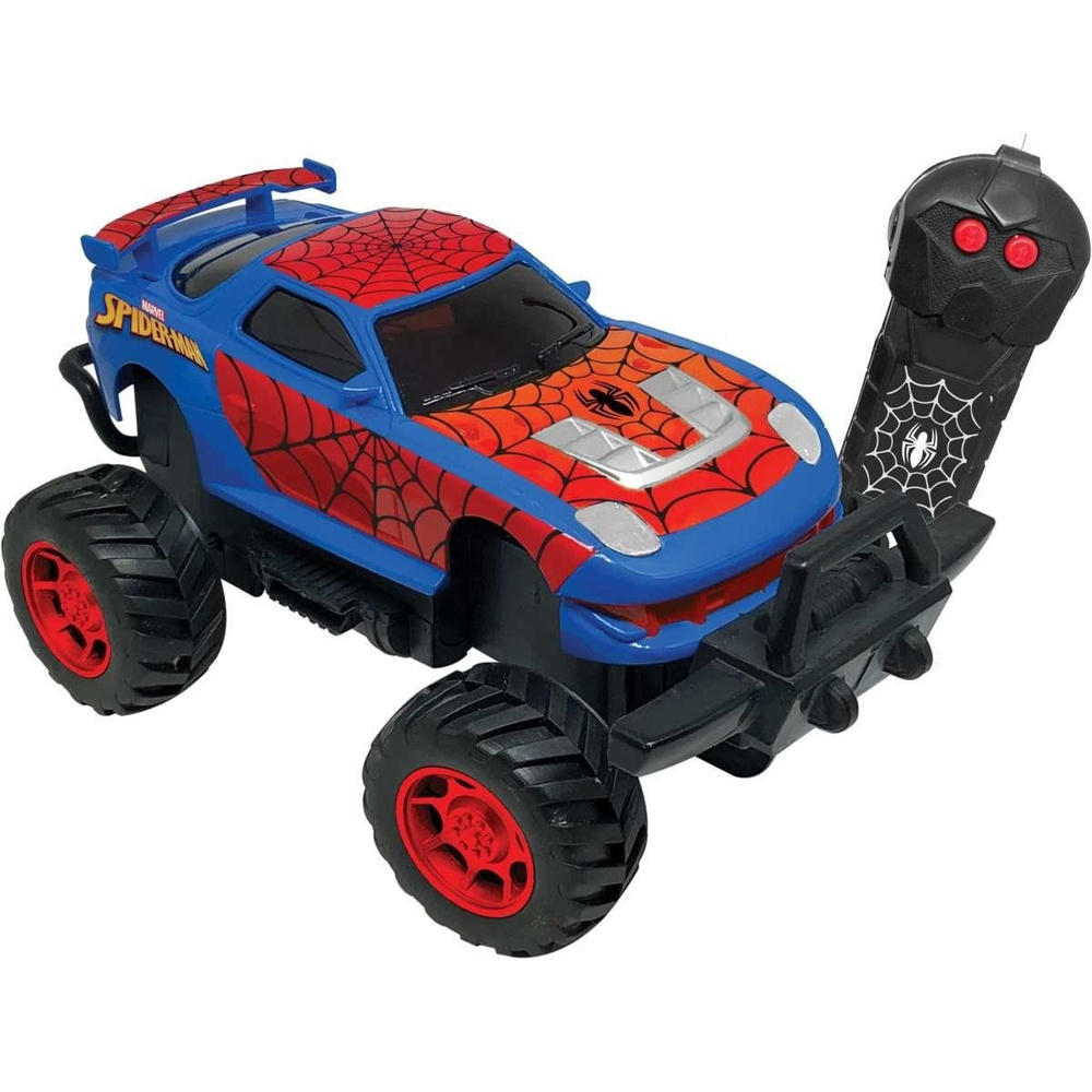 Carrinho de Controle Remoto - Marvel - Homem Aranha - Venotech - 3 Funções  - Candide