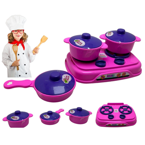 Kit Cozinha Infantil Fogão Jogo de Panela Comida Prato 20pç em Promoção na  Americanas