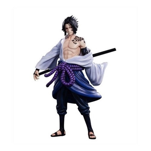 Bandai NARUTO Anime Uchiha Sasuke Figura Altura 24cm PVC Material Desktop  Decoração Coleção Periférica Estatueta Uma Peça - AliExpress