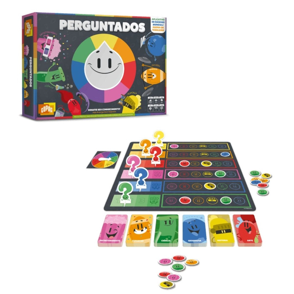 Jogo De Cartas Com Perguntas E Respostas Para Adivinhação - ShopJJ -  Brinquedos, Bebe Reborn e Utilidades