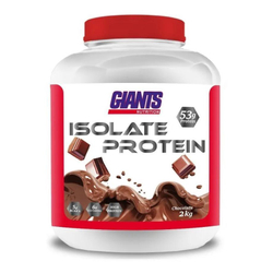 Isolate Protein 2Kg Whey 53G Giants - Chocolate Menor preço em Isolate Protein 2Kg Whey 53G Giants - Chocolate