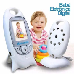 Babá Eletrônica Digital Com Video E Visão Noturna Termômetro Menor preço em Babá Eletrônica Digital Com Video E Visão Noturna Termômetro