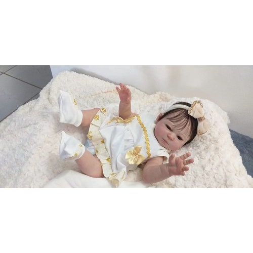 Boneca Reborn Recém- Nascido Camilla - Minha Bebê Reborn